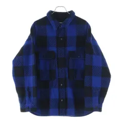 TENDERLOIN (テンダーロイン) BUFFALO SHT JKT バッファロー チェック柄 ウール シャツ ジャケット ブルーのサムネイル
