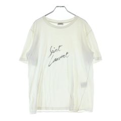 SAINT LAURENT PARIS エディ期 シグネチャーロゴTシャツ XL - メルカリ