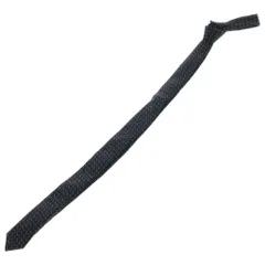 SAINT LAURENT PARIS (サンローランパリ) マイクロドット シルクネクタイ ブラック/ホワイト 643935 4Y002のサムネイル