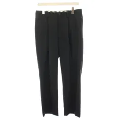 ヨシオクボ yoshio kubo Summer Wool Slacks スラックス パンツ ストレート ウール 2 紺 ネイビー YKS24401 /HNのサムネイル