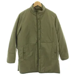デサント DESCENTE LIGHT PUFF CARDIGAN LONG JACKET 中綿ジャケット ロング SS カーキ DHUSJC31 /HNのサムネイル