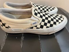 虹*)様 ⭐︎希少⭐︎vans チェッカー 90s 25.5 アメリカ製 - メルカリ