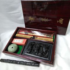 書道用具 筆墨函 硯 墨 筆 セット - メルカリ