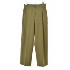 ok.soon 1tuck casual slacks khaki スラックス - メルカリ