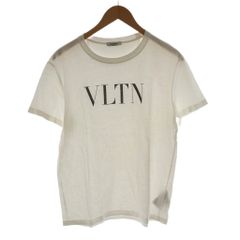 VALENTINO VLTN センターロゴ 半袖 Tシャツ ユニセックス 白 S - メルカリ