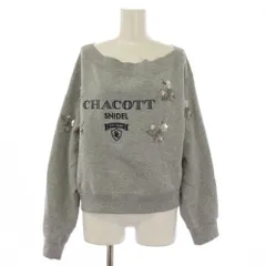 スナイデル SNIDEL 25AW Chacott 刺繍スウェットプルオーバー スウェット トレーナー 長袖 F グレー SWCT254003 /BMのサムネイル