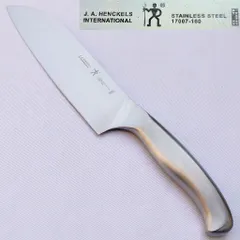 万能包丁 J.A.HENCKELS INTERNATIONAL STAINLESS STEEL 刃長約162㎜ 両刃 洋包丁 三徳包丁 オールステンレス 庖丁 ヘンケルス 【3856】のサムネイル
