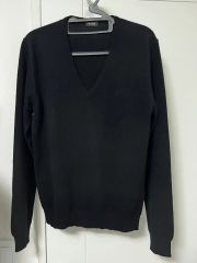 新品 定価127600円 ジルサンダー 25ss 春夏 ハイゲージ ニット 黒 