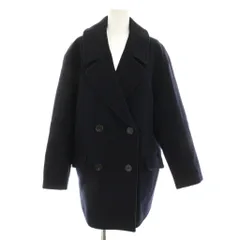 スピック&スパン Spick&Span ハミルトンラムズウール Hamilton Lambswool 19AW テーラードカラーショートコート ピーコート Pコート アウター36 紺 ネイビー 19020200501030 /YTのサムネイル