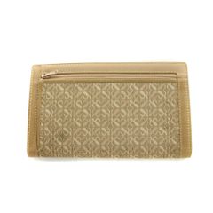 美品【LOEWE】ロエベ 長財布 ウォレット ロゴボタン 本革 赤 レッド933 