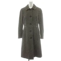 トッカ TOCCA ステンカラーコート ロング丈 ドット柄 アウター 0 ベージュ 黒 ブラック COTOKW0701 /AN24のサムネイル