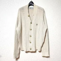 XL 105 SATUR ブークレ ニット カーディガン ジャケット オーバーサイズ Satur