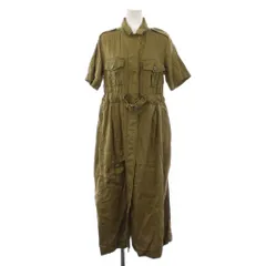 ナイジェルケーボン NIGEL CABOURN シャツ ワンピース ロング 半袖 リネン 6 カーキ 8042-08-53000 /BMのサムネイル