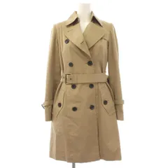 ブルーレーベルクレストブリッジ BLUE LABEL CRESTBRIDGE トレンチコート ライナー付き 裏地チェック 36 ベージュ 55A10-200-42 /TKのサムネイル
