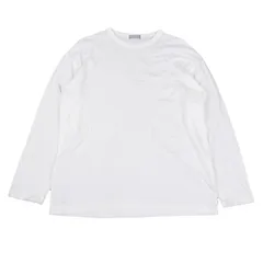 コムデギャルソンオムCOMME des GARCONS HOMME コットン長袖カットソー 白M位のサムネイル