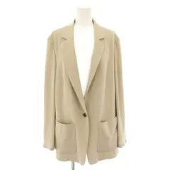 セオリーリュクス theory luxe 25SS フロウカンディージャケット FLOW KANDY JACKET テーラードジャケット シングル 40 ベージュ 03-5204140-332-040 /YTのサムネイル