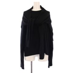 美品✨ リビアナ コンティ ショート カーディガン ブラック シルク 
