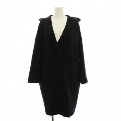 エヴァムエヴァ evam eva press wool hooded coat ウールコート ロング アウター 2 黒 ブラック フード付き 長袖 無地 E193K045 /YMのサムネイル