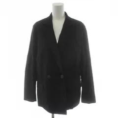 セオリーリュクス theory luxe 25SS Lush Linen Adison テーラードジャケット ダブル 麻 リネン混 36 黒 ブラック 5204100 /AN27のサムネイル