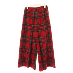 tricot comme des garcons/90sチェック柄ワイドパンツ - メルカリ
