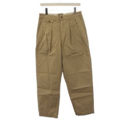 COMOLI ベルテッドチノパンツ ベージュ 1 - メルカリ