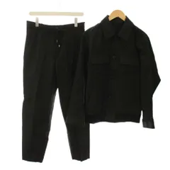 ジョセフ JOSEPH 22年製 セットアップ 上下 ジャケット ブルゾン パンツ 48 黒 ブラック 長袖 JRJHNX0101 /YMのサムネイル