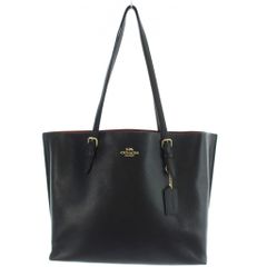 COACH コーチ 北川景子着 トートバッグ A4収納可 大容量 シボ ブラック