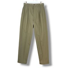 新品 タグ付 未使用 ok.soon × Dickies オスクン ディッキーズ コラボ tuck tapered chino pants タックテーパードチノパンツ ベージュ サイズL レディース 通年 ゴーゴー古着マルイ北千住店 18 No.2405