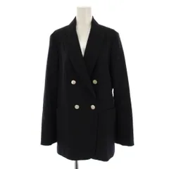 イエナ IENA ウールダブルブレストジャケット 36 黒 21010900531030 /BMのサムネイル