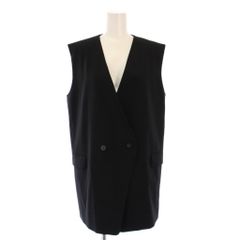 美品 ボーダーズアットバルコニー BACK TUCK GILET GREY 36 - メルカリ