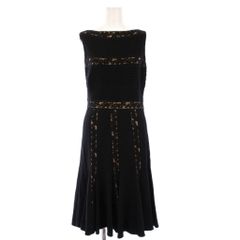TADASHI SHOJI ロングワンピース ドレス ピンタック ネイビー M - メルカリ