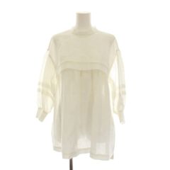 美品THE SHINZONE レースカラー カシュクール ブラウス 五分袖 - メルカリ