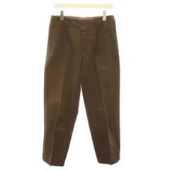 オーラリー AURALEE ウォッシュドフィンクスチノテーパードパンツ WASHED FINX CHINO TAPERED PANT チノパン スラックス ジップフライ 3 茶 ブラウン A8AP02CN /YTのサムネイル