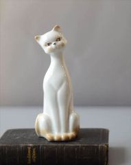 アンティーク 骨董 猫 陶器製 置物 醤油差し 中国 ヴィンテージ - メルカリ