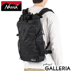 ナンガ リュック メンズ レディース アウトドア 軽量 軽い NANGA バックパック カジュアル 大容量 ロールトップ 通勤 通学 旅行 防滴 背面パッド B4 25L 30L Fibermax TUL BACKPACK N2610-3M011Z BLK