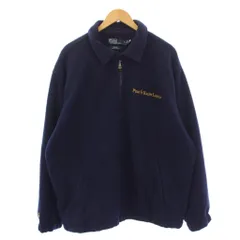 ポロ バイ ラルフローレン Polo by Ralph Lauren BEAMS 別注 フリースジャケット ジップアップ ロゴ XL 紺 /BM