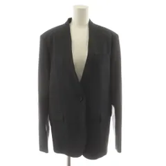 ノーブル NOBLE 24AW ダブルクロスカラーレスジャケット ノーカラージャケット 38 グレー 24010240606030 /AN35のサムネイル