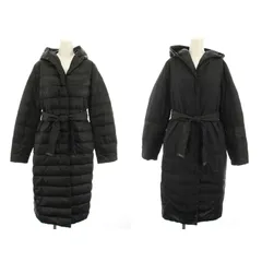 Sマックスマーラ 'S Max Mara ダウンコート リバーシブル アウター フード リボンベルト付き 黒 ブラック /YTのサムネイル