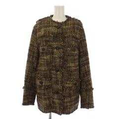 クラネ CLANE 22AW ノーカラー ツイード ジャケット 1 ベージュ 13103-0392 /BMのサムネイル