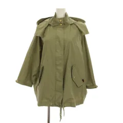 ウールリッチ WOOLRICH トゥモローランド TOMORROWLAND オーバーサイズジャケット ジップアップ アウター XS カーキ 長袖 フード付き 無地 WWOU0338 /YMのサムネイル