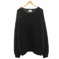SAINT LAURENT PARIS モヘア 高級 ウール ローゲージ ニット - メルカリ