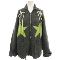 コンバース CONVERSE コトハヨコザワ kotohayokozawa LACE-UP LOWGAGE KNIT レースアップローゲージニットプルオーバー カーディガン ニット 星 F グレー A2859KCD306 /☆Gのサムネイル