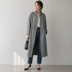 BEAUTY&YOUTH ビューティー&ユース UNITED ARROWS ユナイテッドアローズ☆BY ダブルクロスツイルドローストリングコート Mのサムネイル