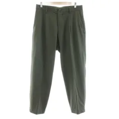 ネイバーフッド NEIGHBORHOOD 23SS TUCK PANTS タックパンツ ジップフライ M カーキ 231AQNH-PTM02 /KUのサムネイル