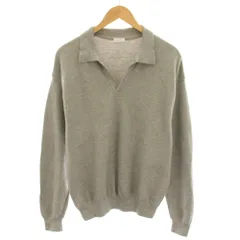 クレプスキュール crepuscule コットンウールモススティッチスキッパー Co/Wo Moss Stitch Skipper ニット セーター 長袖 1 グレー 2503-003 /YTのサムネイル