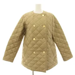 トラディショナルウェザーウェア Traditional Weatherwear キルティングジャケット 中綿ジャケット ダブル 36 ベージュ L202APQCO0232A /HNのサムネイル