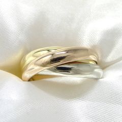 カルティエ リング トリニティ 4mm スリーカラー 52号 K18 - メルカリ