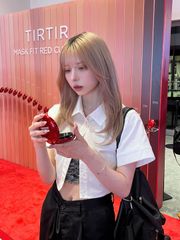 melt the lady drape string tops チューブトップ - メルカリ