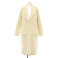ジェイ&エムデヴィッドソン J&M Davidson テディコート チェスターコート アウター アルパカ混 6 白 ホワイト 08705-20293M /YTのサムネイル