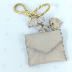 プラダ キーホルダー キーリング 小物入れ ベジュー ゴールド